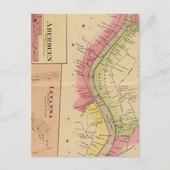 Oberer Ohio Fluss und Tal 2 Postkarte (Vorderseite)