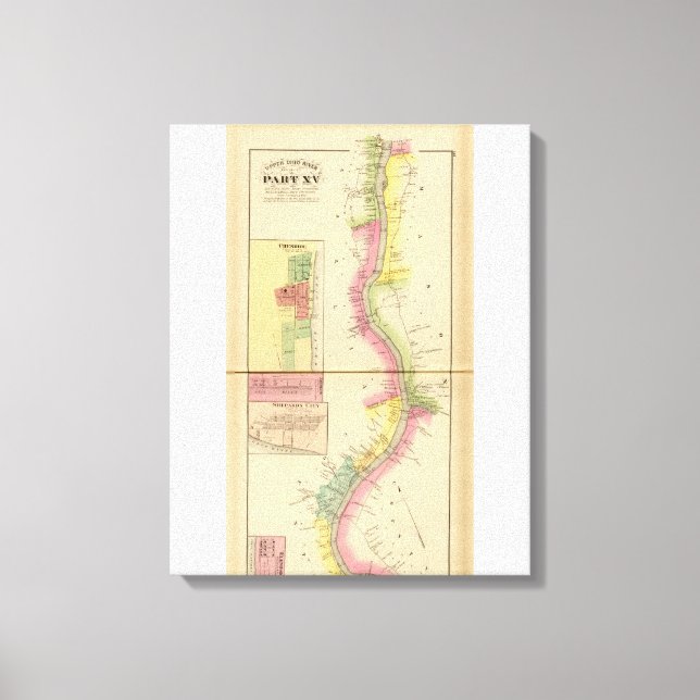 Oberer Ohio Fluss und Tal 4 Leinwanddruck (Vorderseite)