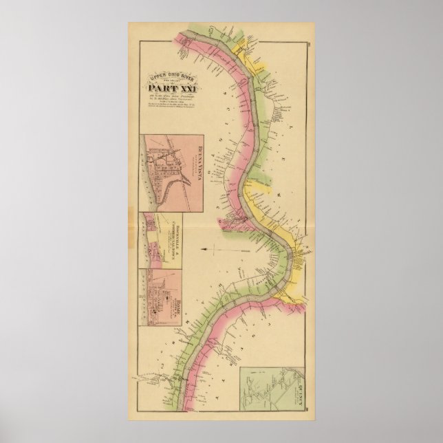 Oberer Ohio Fluss und Tal 6 Poster (Vorne)