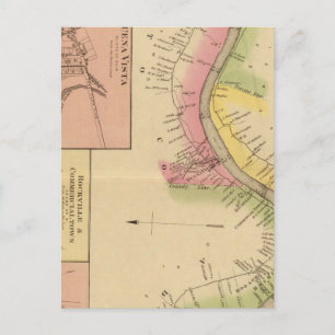 Oberer Ohio Fluss und Tal 6 Postkarte