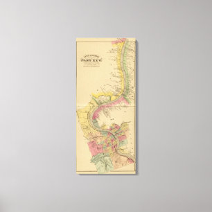 Oberer Ohio Fluss und Tal 9 Leinwanddruck