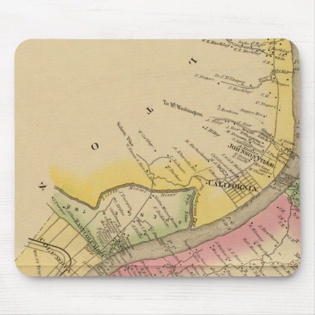 Oberer Ohio-Fluss und -Tal Mousepad (Vorne)