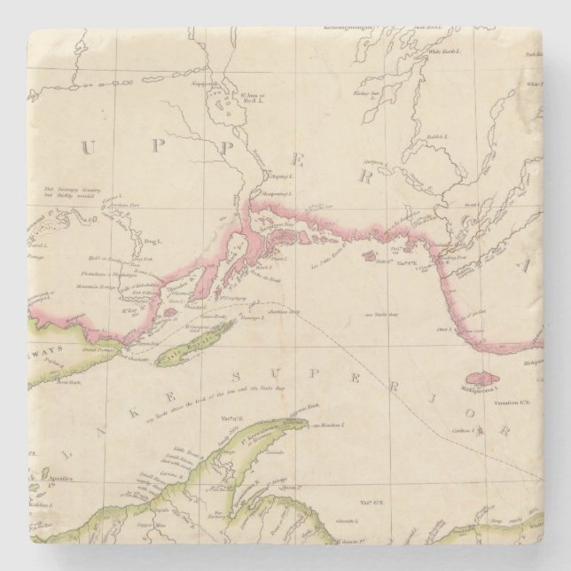 Oberer See Steinuntersetzer (Vorderseite)