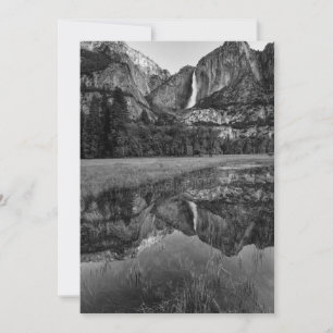 Oberer Yosemite-Wasserfall Scenic Dankeskarte