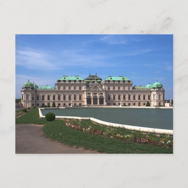 Oberes Belvedere Postkarte (Vorderseite)