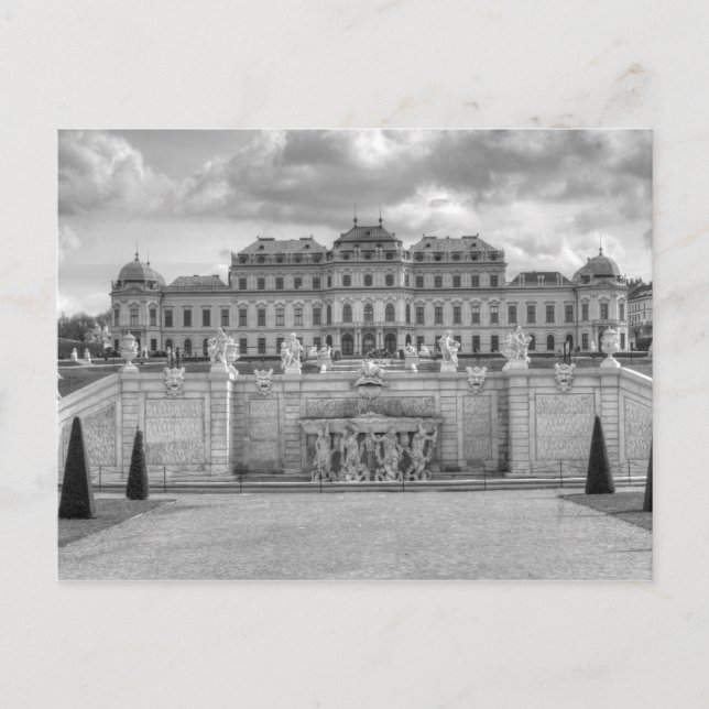 Oberes Belvedere Postkarte (Vorderseite)