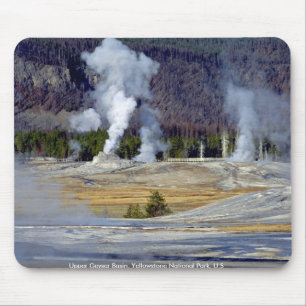 Oberes Geysir-Becken, Yellowstone Nationalpark, US Mousepad