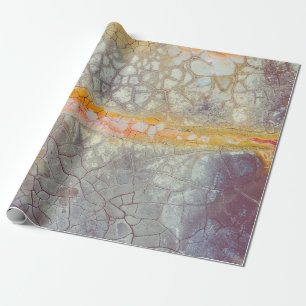 Oberfläche aus braunem und grauem Beton Geschenkpapier