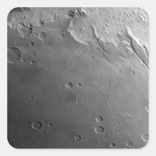 Oberfläche der Mars 2 Quadratischer Aufkleber