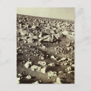 Oberfläche der Mars Postkarte