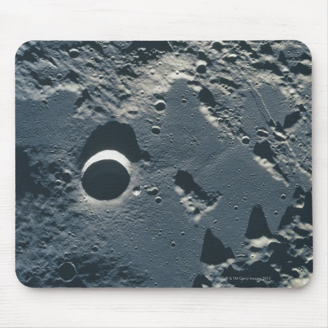 Oberfläche des Mondes 5 Mousepad (Vorne)