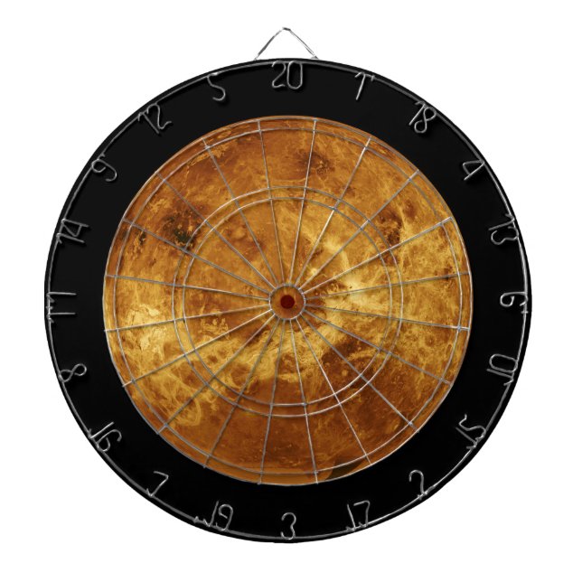 Oberfläche des Planeten Venus Dartscheibe (vorne)