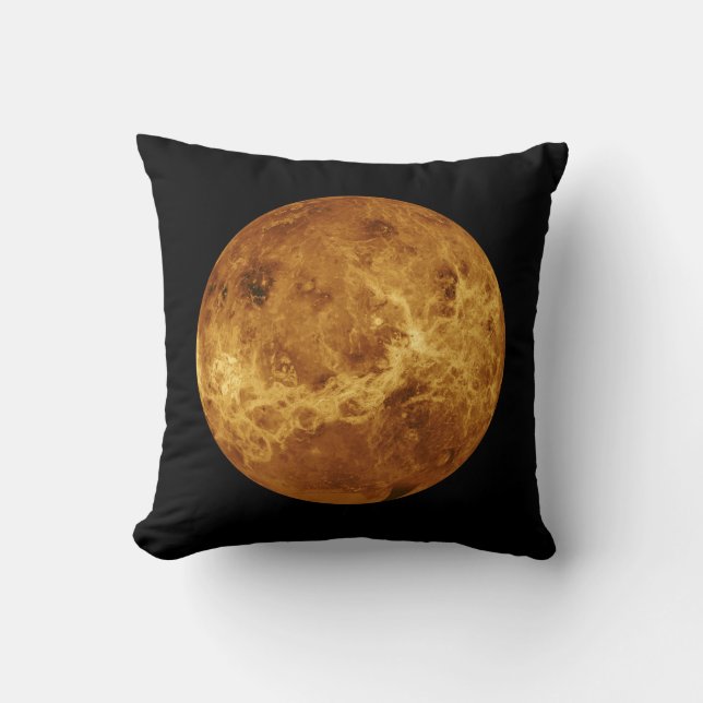 Oberfläche des Planeten Venus Kissen (Vorderseite)