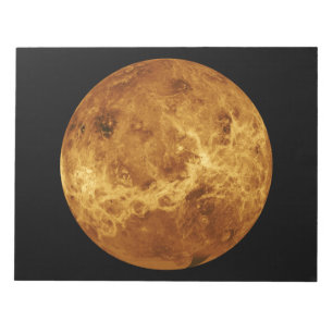 Oberfläche des Planeten Venus Notizblock