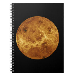 Oberfläche des Planeten Venus Notizblock
