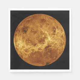 Oberfläche des Planeten Venus Serviette