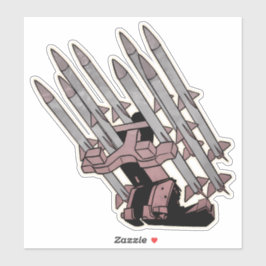 Oberfläche für Flugkörper, Luftabwehr Aufkleber