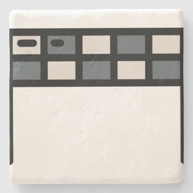 Oberfläche Steinuntersetzer (Vorderseite)