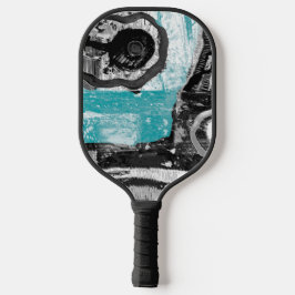 Oberflächenstrom – Abstrakter Fluss & Struktur Car Pickleball Schläger