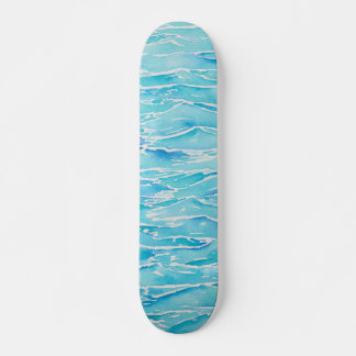 Oberflächenwasserwellen Ozean Meer Skateboard