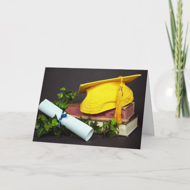 Obergrenze für die Goldene Graduierung von Büchern Karte (Vorderseite)