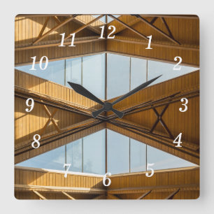 Oberhalb der Anthony Square Wall Clock Quadratische Wanduhr