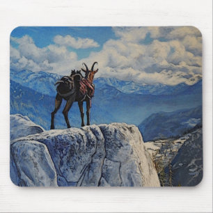 Oberhalsi Pack Goat in Idaho Mousepad