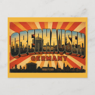 Oberhausen Deutschland Gasometer Postkarte