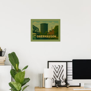 Oberhausen Deutschland Stadt Kunst Poster