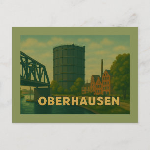 Oberhausen Deutschland Stadt Kunst Postkarte
