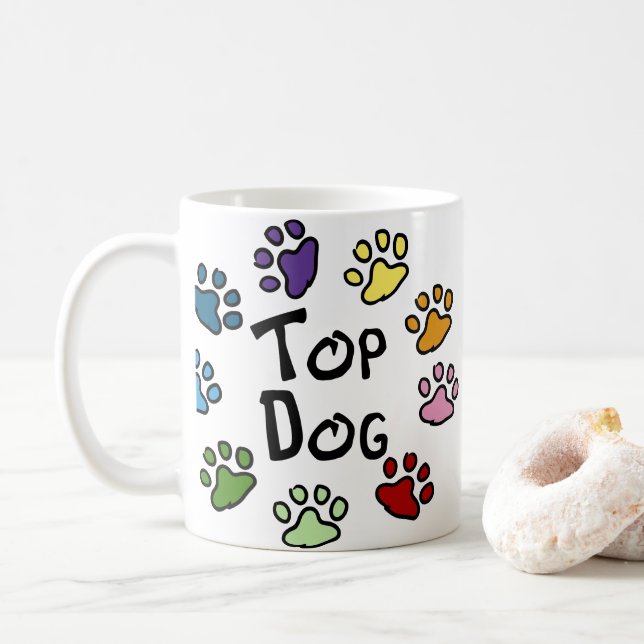 Oberhund Kaffeetasse (Mit Donut)