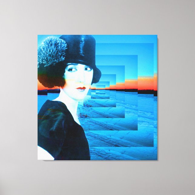 Oberhut mit Schnee Leinwanddruck (Vorderseite)