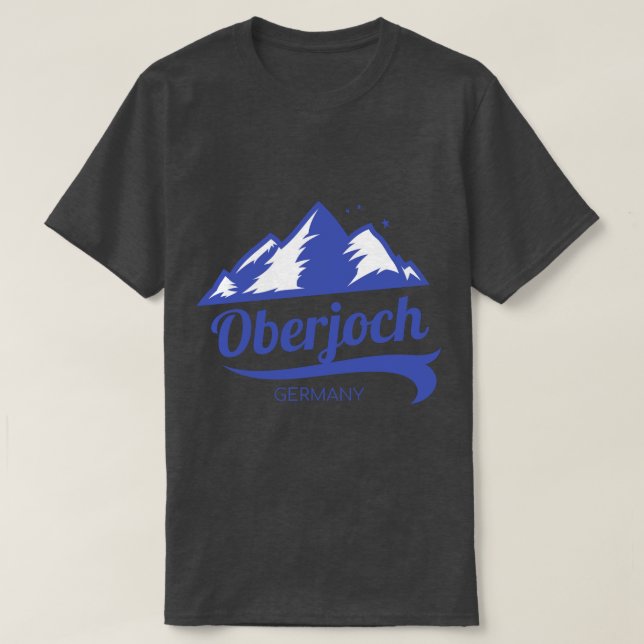 Oberjoch Ski Deutschland T-Shirt (Design vorne)