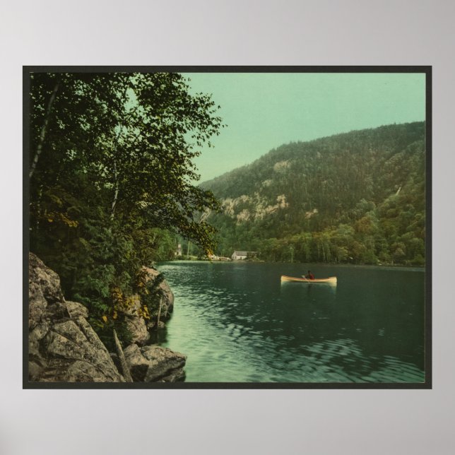 Oberkaskadensee, Adirondack Berge Poster (Vorne)