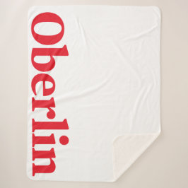 Oberlin Fleece Blanket Sherpadecke