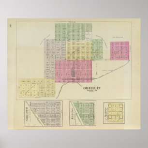 Oberlin, Norcatur, Kanona, Allison, Kansas Poster