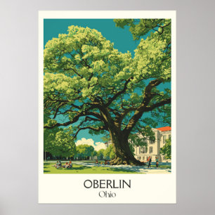 Oberlin Ohio Uni Stadt Progressive Gemeinschaft Poster