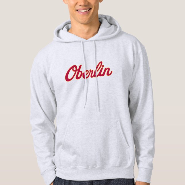 Oberlin Script Ash Hoodie (Vorderseite)