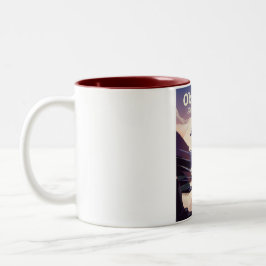 Oberndorf, Salzburg, Österreich, Skiplakat Zweifarbige Tasse