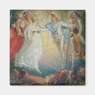 Oberon und Titania von 'einem Sommernachtstraum Magnet