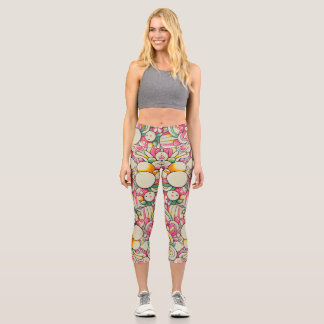 Oberschenkelkapsel Capri Leggings