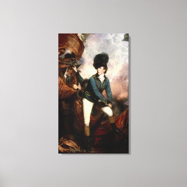 Oberst Banastre Tarleton 1782 Leinwanddruck (Vorderseite)