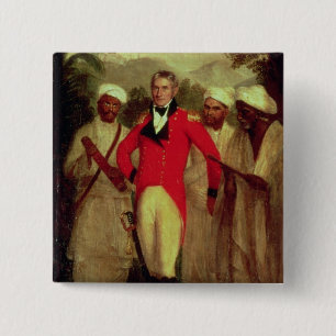 Oberst Colin der Mackenzie und seine indischen Button