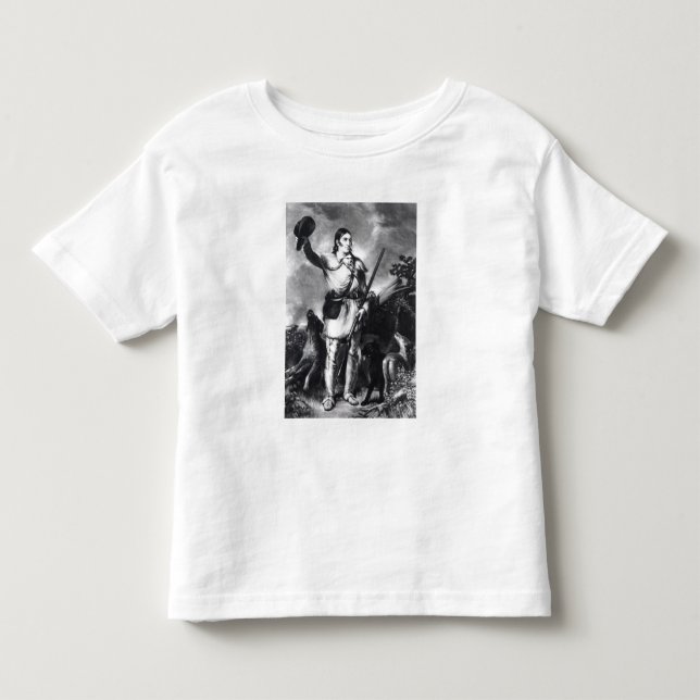 Oberst Davy Crockett Kleinkind T-shirt (Vorderseite)