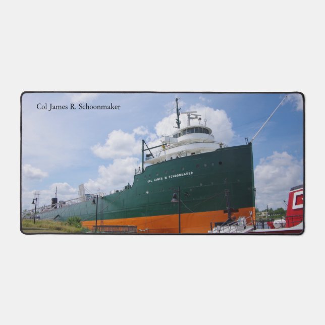 Oberst James R. Schoonmaker Schreibtischmatte (Vorderseite)