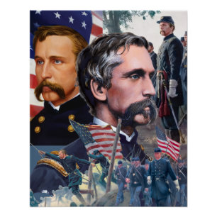 Oberst Joshua Chamberlain Gettysburg Bürgerkrieg Poster
