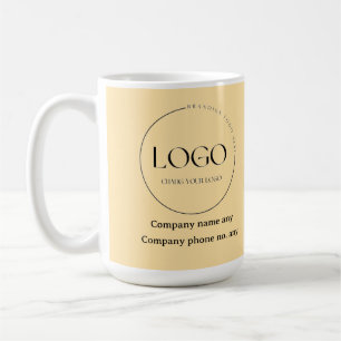 Oberst Senf Farbd Design Geschäft anpassen  Kaffeetasse