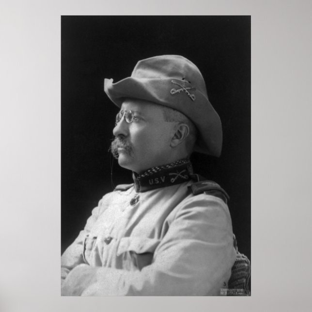 Oberst Theodore Roosevelt von 1898 Poster (Vorne)