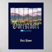 Oberstdorf Allgäu Vintag Bayern Deutschland Souven