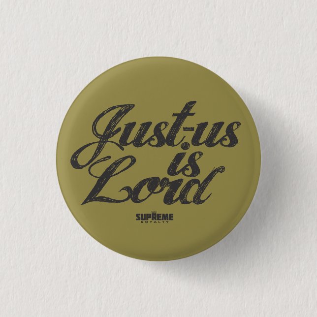 Oberste Abgabe Gerade-Wir ist Lord Button (Vorderseite)
